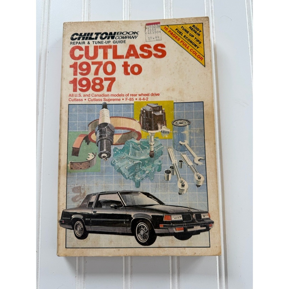 1970-1987 Oldsmobile Cutlass Shop Manual Service‎ Book Repair